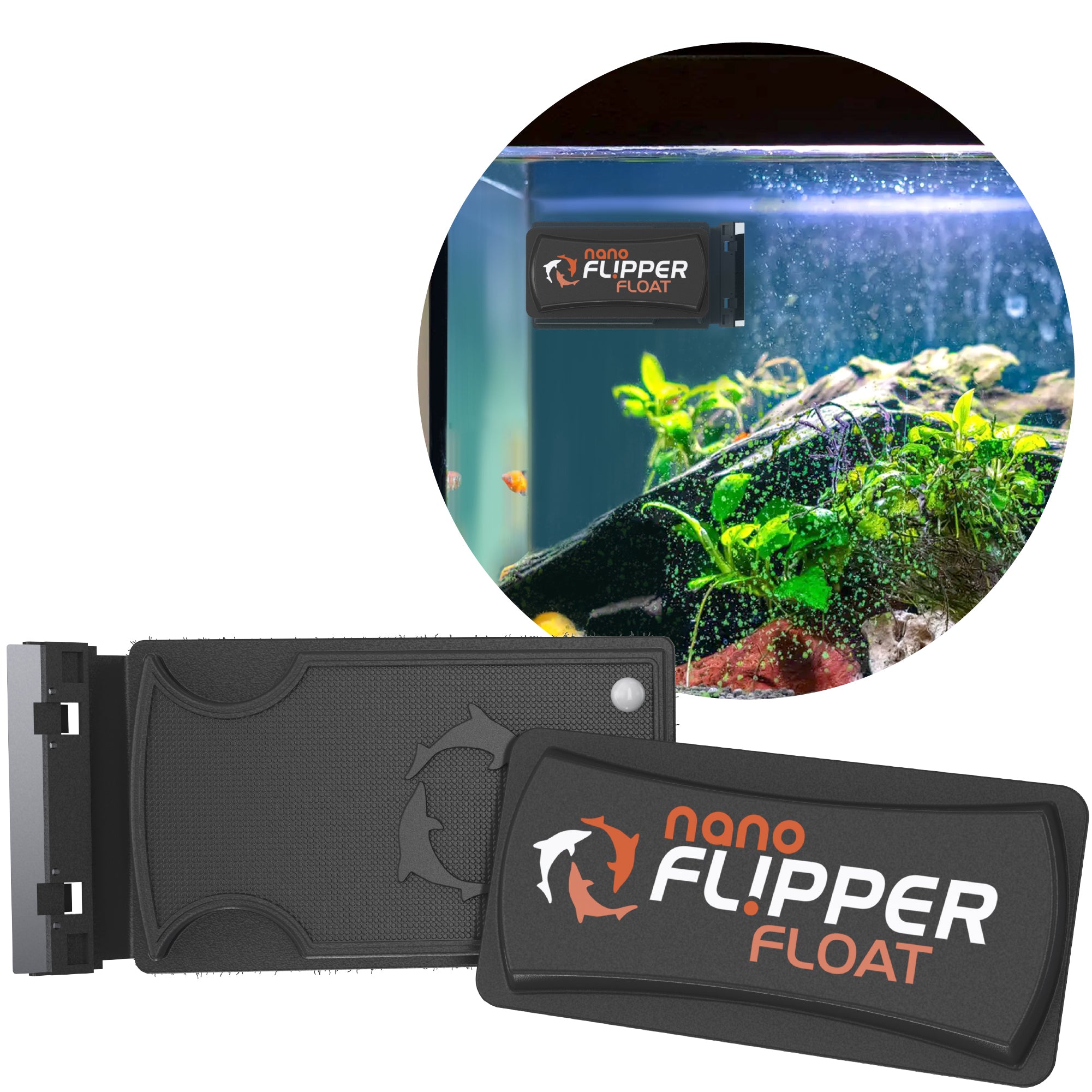 Flipper NANO FLOAT 2 in 1 Magnetic Aquarium Algae Cleaner – Flipper ...