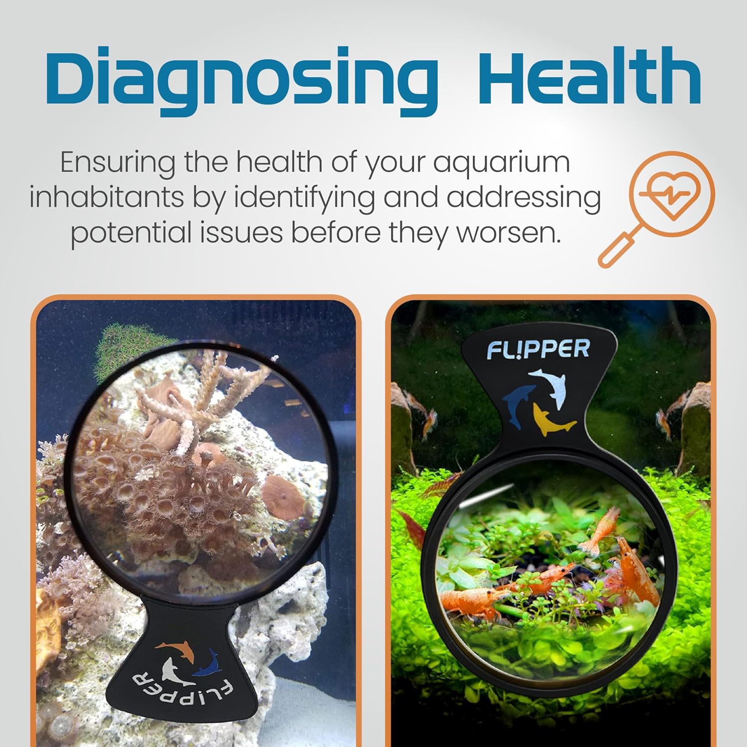 thumbnail image 2 of FL!PPER DeepSee Viewer MAX 5 - Magnetic Aquarium Magnifier For Coral & Fish Watching In Reef Tanks 2 of 6