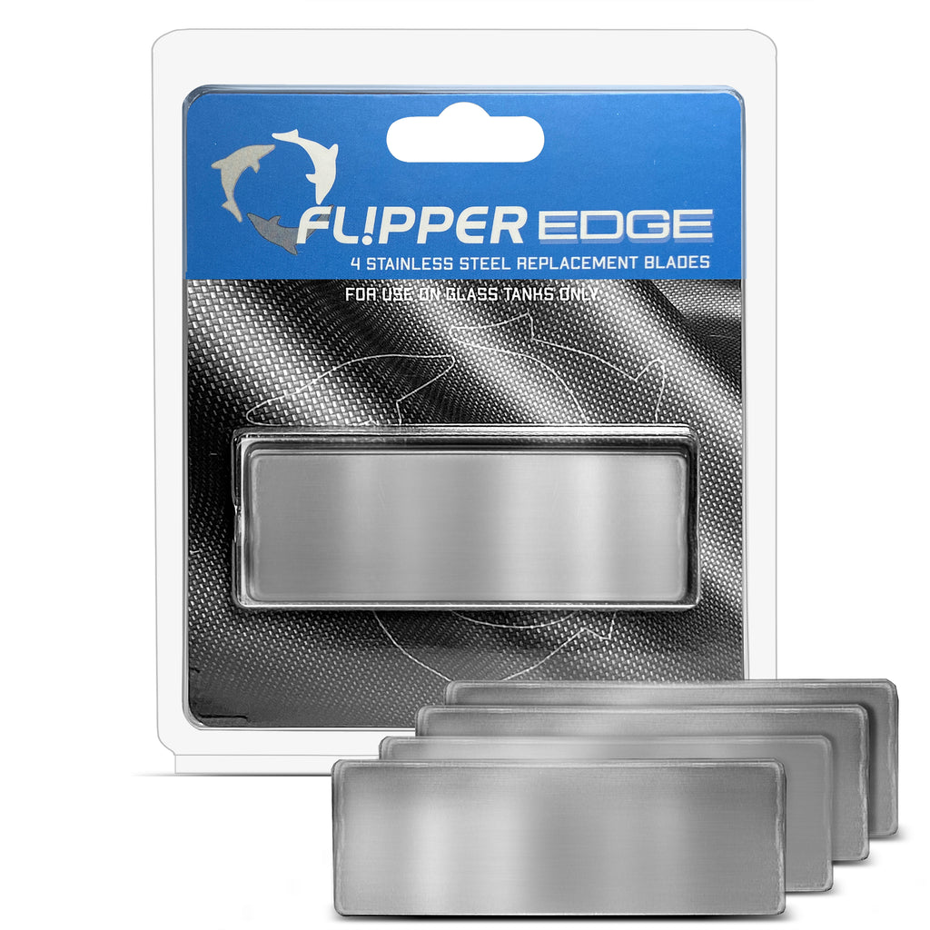 Flipper Edge Standard Size Cleaner Replacement Blades in Stainless Steel