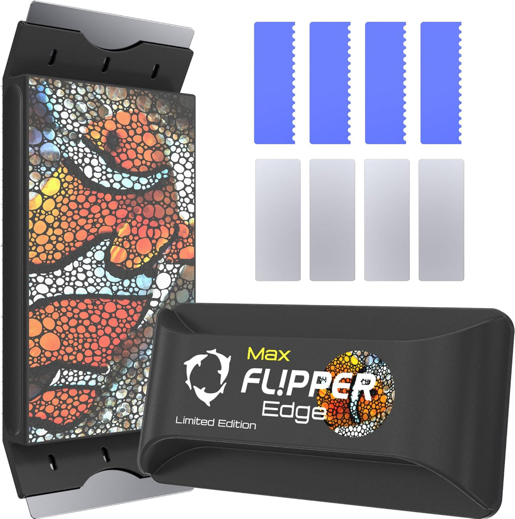 Flipper Edge Limited Edition Clownfish 2 in 1 Floating Magnetic Aquarium Algae Cleaner (MAX)