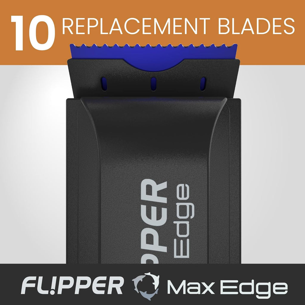 Flipper Edge Max Acrylic Safe Plastic Blades 10 Pack