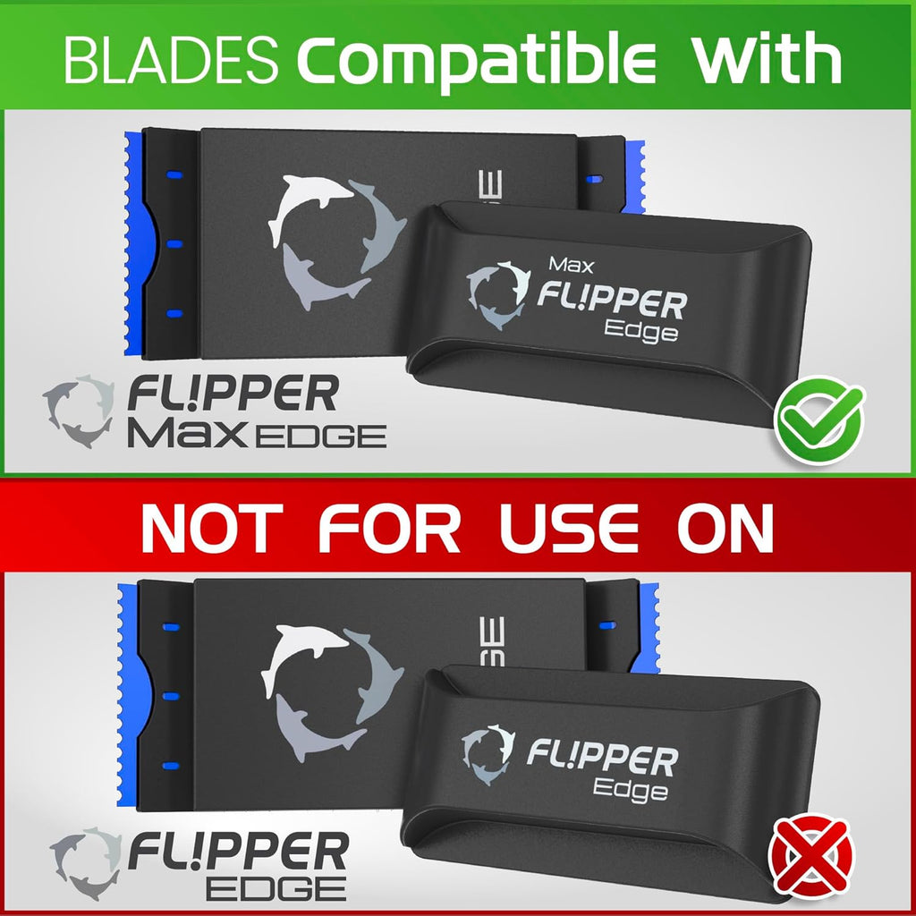 Flipper Edge Max Acrylic Safe Plastic Blades 10 Pack