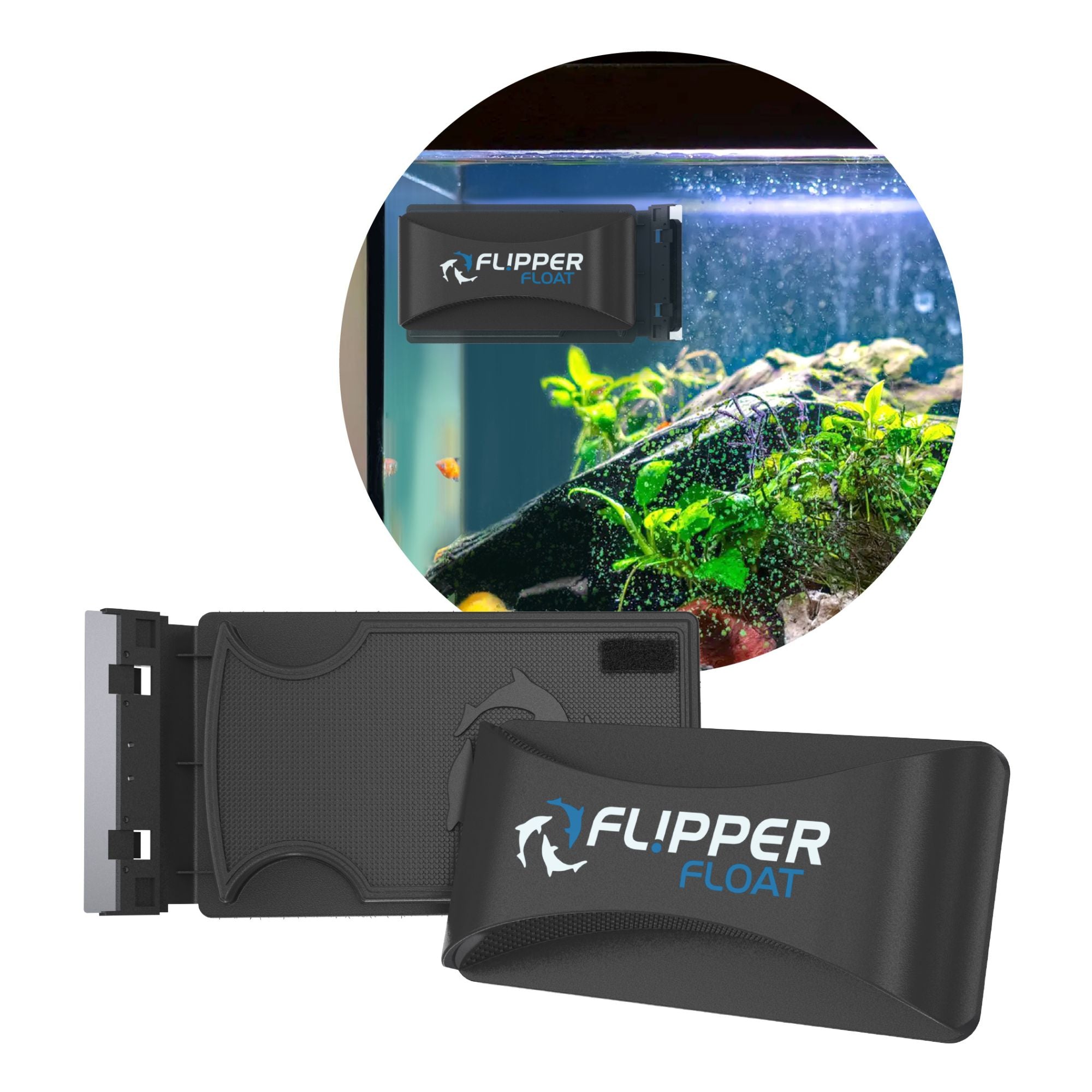 Flipper Standard 2 in 1 Magnetic Aquarium Algae Cleaner Scrubber ...