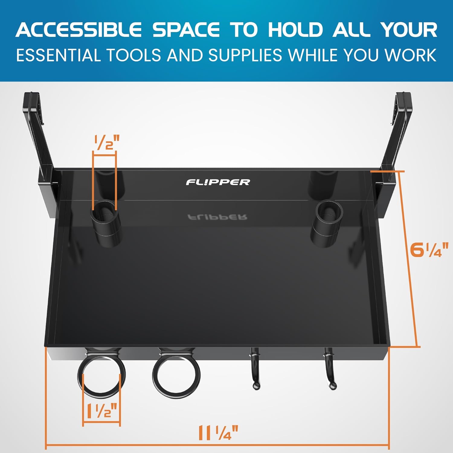 Flipper Tank Buddy Workspace and Utility Tray for Rimless Aquariums ...