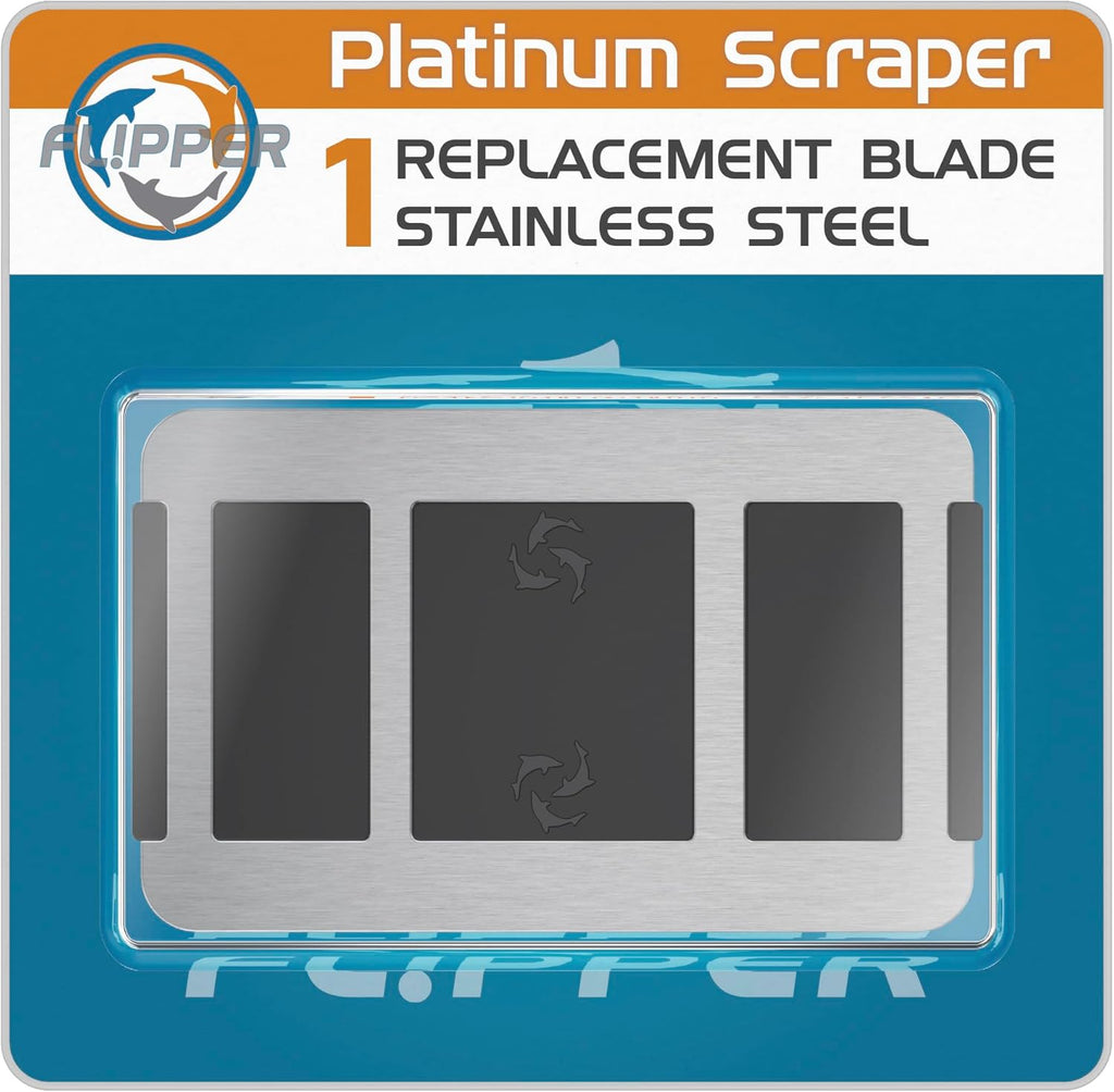 Flipper Platinum Credit Card Aquarium Algae Scraper Stainless Steel Blades