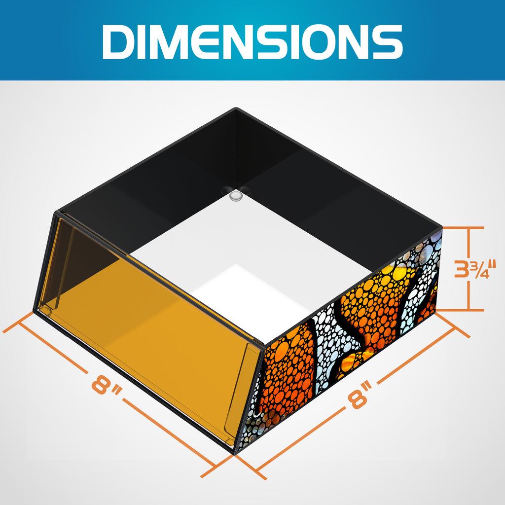 Flipper Top Down Aquarium Viewer with Removable Orange Filter