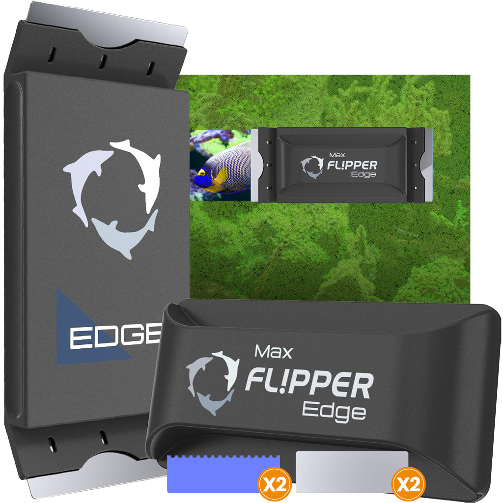 Flipper Edge 2 in 1 Floating Magnetic Aquarium Algae Cleaner (MAX)